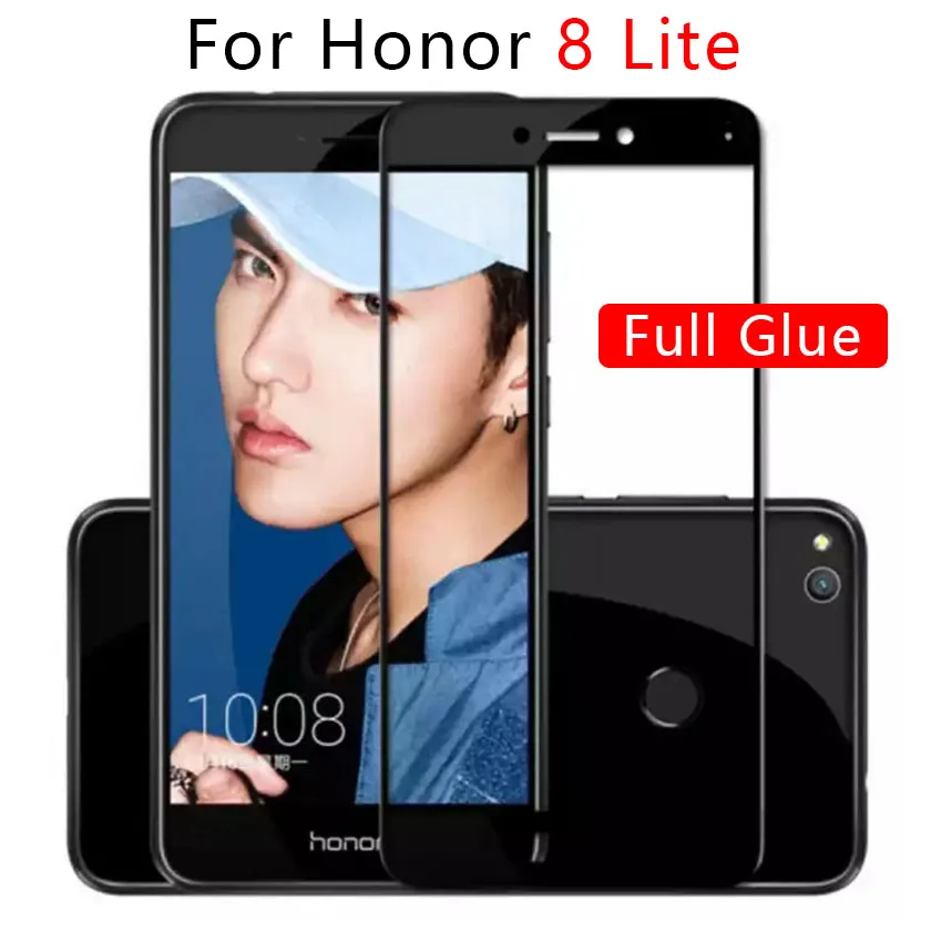 Защитное стекло на Honor 8 lite закаленное для huawei светильник защита экрана защитная