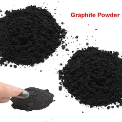 Poudre de Graphite noir, 25g 50g 100g, Fine 99.9% Non toxique pour élément de serrure, serrurier 