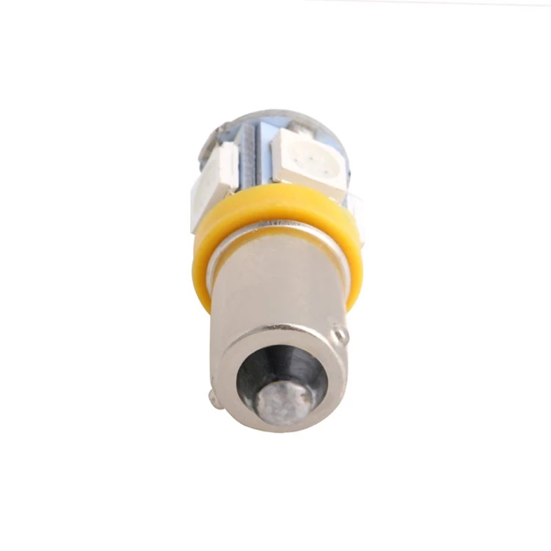 1 шт. T11 BA9S 5050 5-SMD светодиодный ная лампа автомобильная 12 В T4W 3886X H6W 363 светильник F7QB |