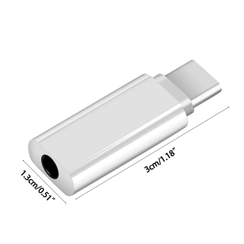Type C to 3.5mm Adapter Audio Earphone Converter Charging Cable Adapter