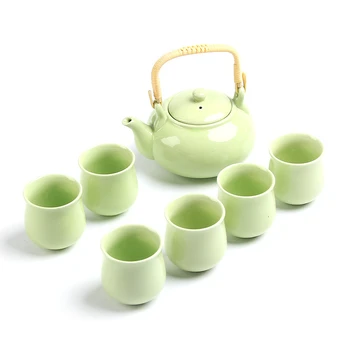 

Tea Set Open Piece Glaze Head Hand Pot Tea Set Suit Multicolor Optional Tea Set Teapot