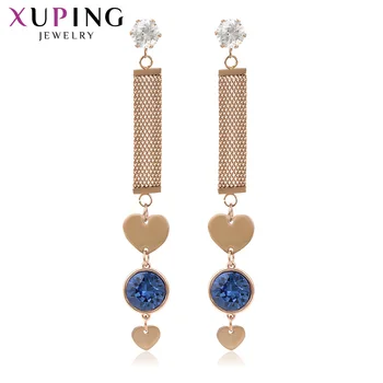 

Xuping Personalized Earrings Crystals Stainless Steel Jewelry OL Style Party Wedding Prime Gift for Women S189.4-20716