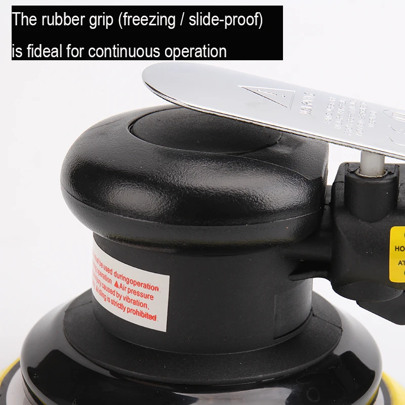 5?Professional Air Random Orbital Palm Sander,Dual Action Pneumatic Sander,Polisher Sanding,Light Weight,Low Vibration, Heavy Du