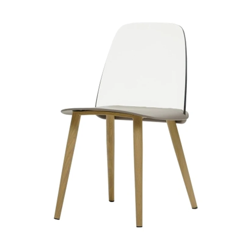 Modern Creative Restaurant Dining Chair Minimalism Art Transparent Chair Office Meeting Chair Home Study Learning Lounge Chair