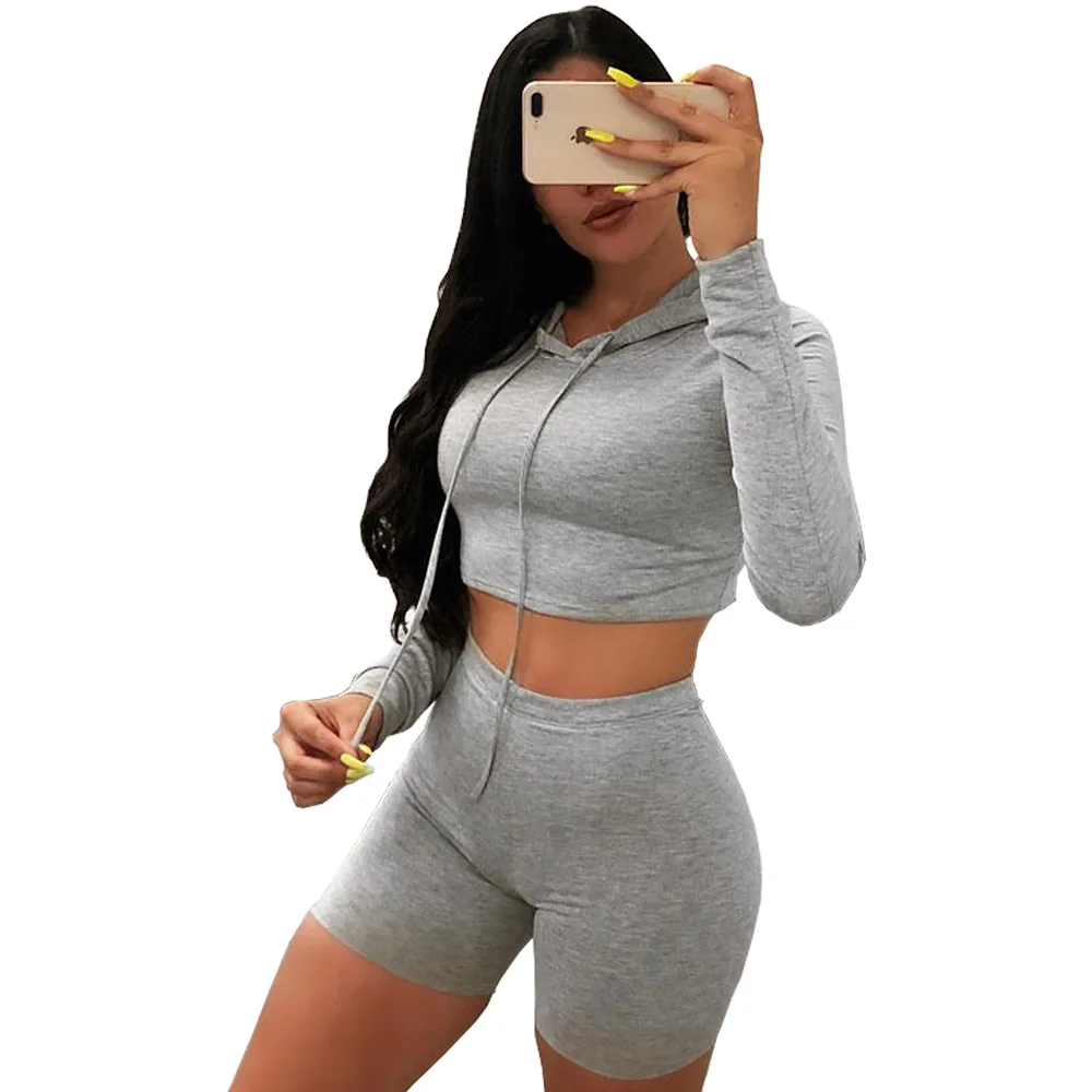 

Women two piece women shorts set Casual short sleeve womens tracksuit Tight female suits summer sport suit S5