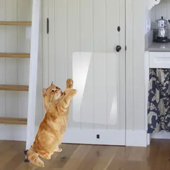 

4pcs Cat Scratch Guard Mat Pet Kitten Cat Scratching Post Furniture Sofa Seat Protector with Pins