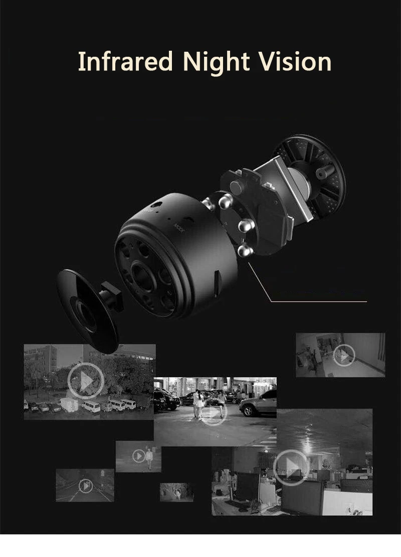 Full HD 1080P Мини камера Wifi DV Cam инфракрасное ночное видение Беспроводной IP P2P Обнаружение движения всасывание DV видеокамера