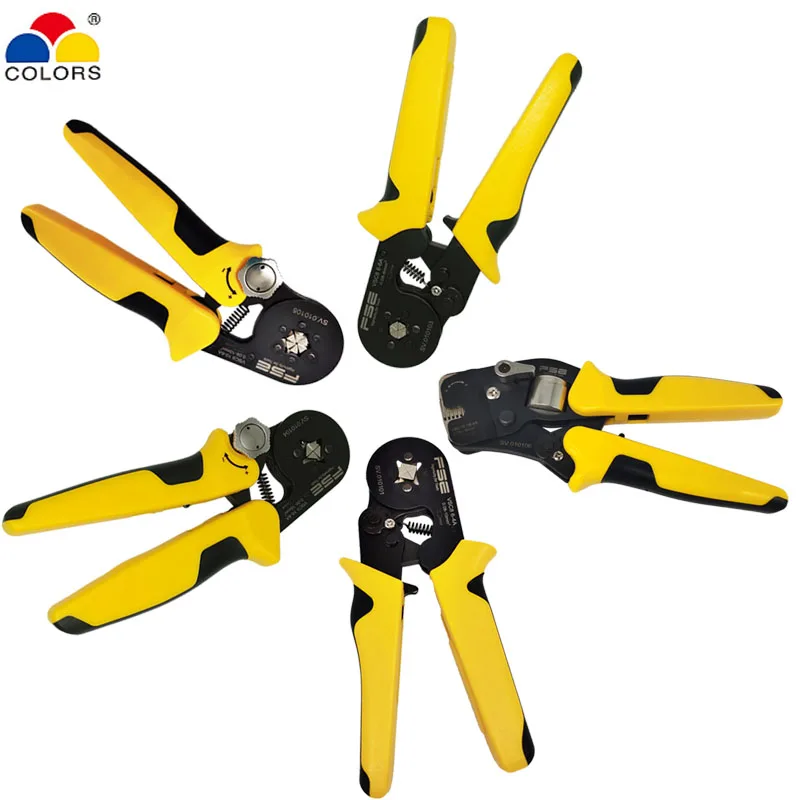 

VSC9 10 - 6A 0.08 - 10mm2 26 - 7AWG Adjustable Precision, Sleeve Square Tube , Aluminum Alloy , Terminal Crimping Hand Tool