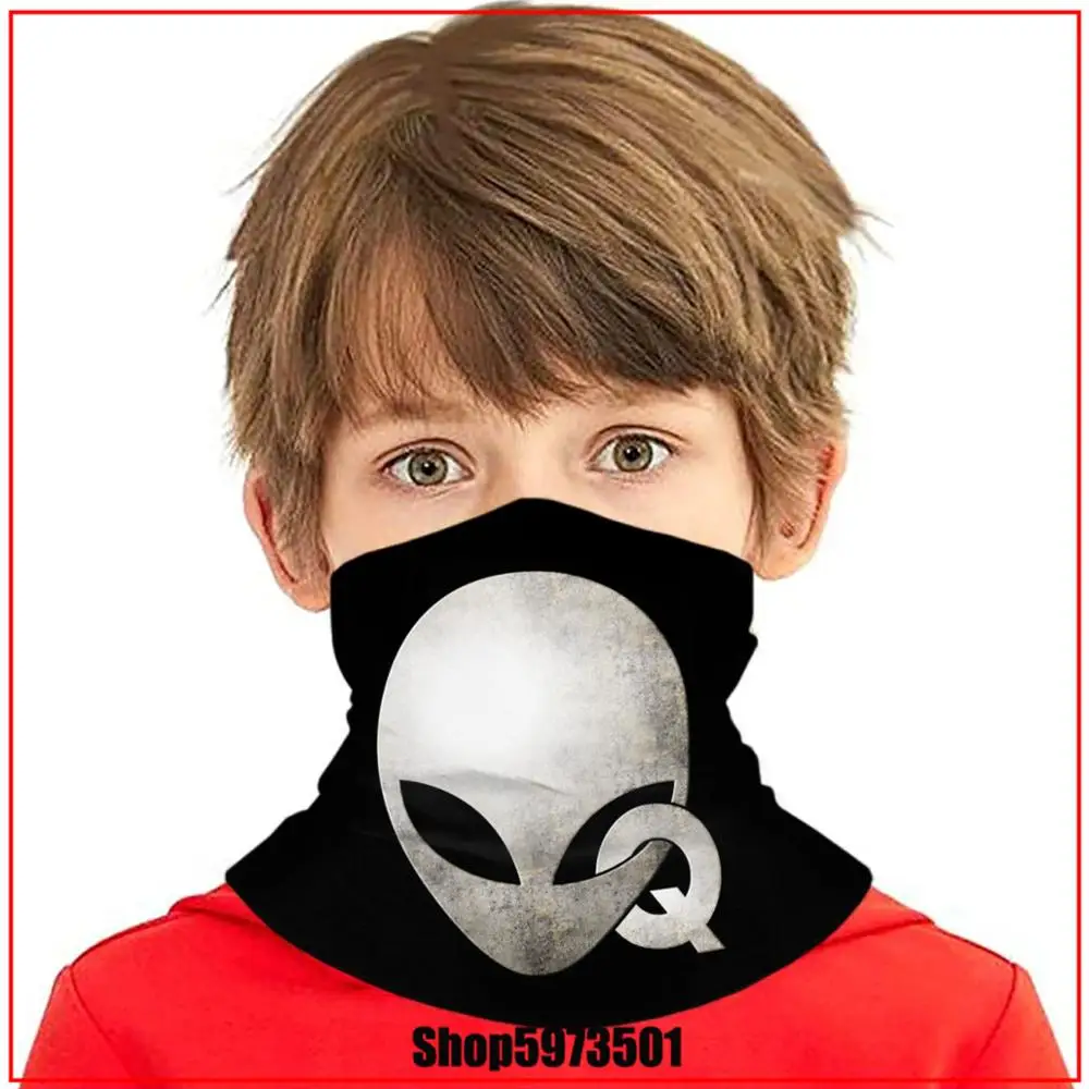 Шарф Бандана Qanon Alien с принтом Гарри ободок сделай сам аксессуар для волос| |