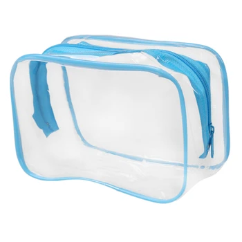 

PVC Clear Pouch Travel Bathing Toiletry Zipper Cosmetic Bag