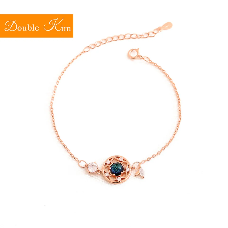 Звездного неба цветной глазурью браслет из медного сплава Материал