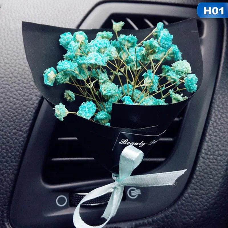 Автомобильный парфюм цветочный ароматизатор Арома вентиляционный Клипса-диффузор украшение креативный цветок кондиционер выход духи красивые узоры