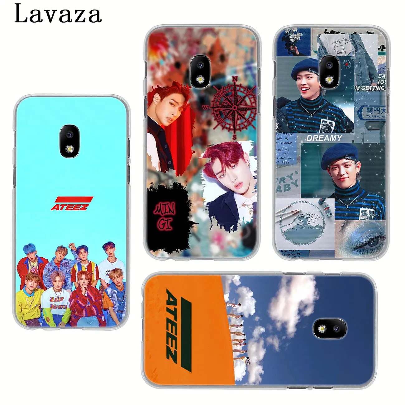 KPOP ATEEZ логотип Чехол для телефона samsung Galaxy J8 J7 Duo J6 J5 J4 Plus 2018 2017 2016 J2 J3 Prime 2015 Крышка| |