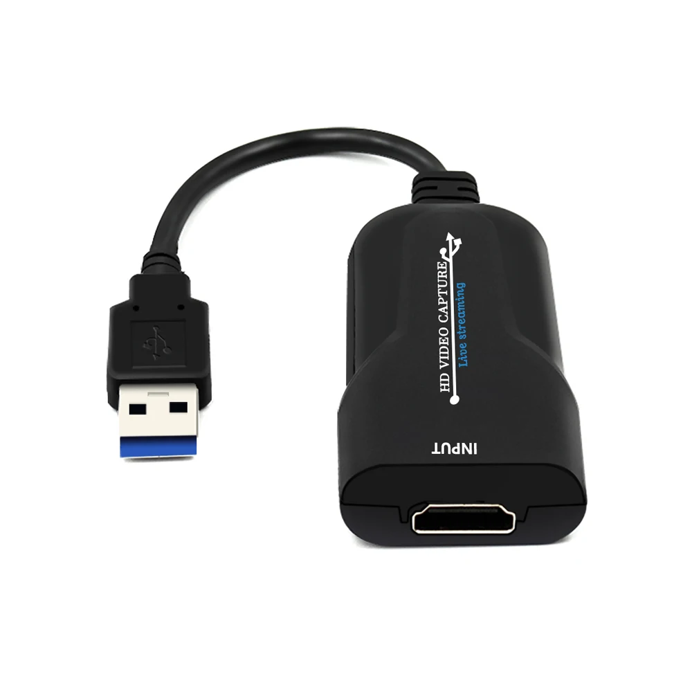 

Портативный USB 2,0 HDMI игровая карта захвата 1080P placa de видео надежный потоковый HDMI адаптер для прямых трансляций видео запись