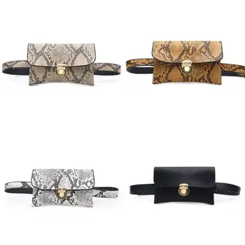 

Fashion Women PU Leather Waist Fanny Pack Lady Phone Pouch Bum Shoulder Bag Female Stylish Adjustable Belt Chest Bag Mini Purse