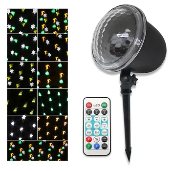 

Snowfall LED Lights Rotating Christmas Projector Light Snowflake Projectors with Remote Control TSH Shop