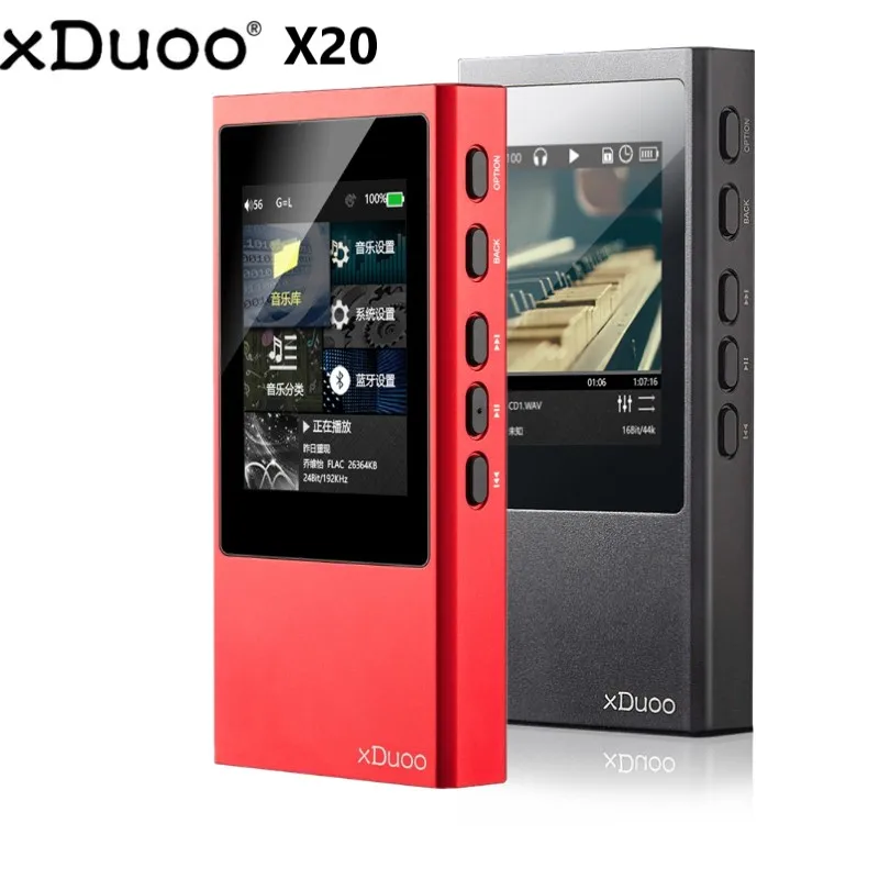 

xDuoo X20 High Fidelity Lossless Music DSD HIFI Mp3 Player DAP Support Apt-X Aptx Bluetooth 4.1 xDuoo X3 X10 NANO D3 XDuoo X3II