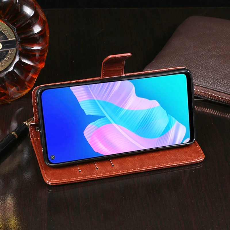 Чехол для Huawei Y5P чехол Y6P кожаный книжка с бумажником телефона Y7P Y8P чехлы