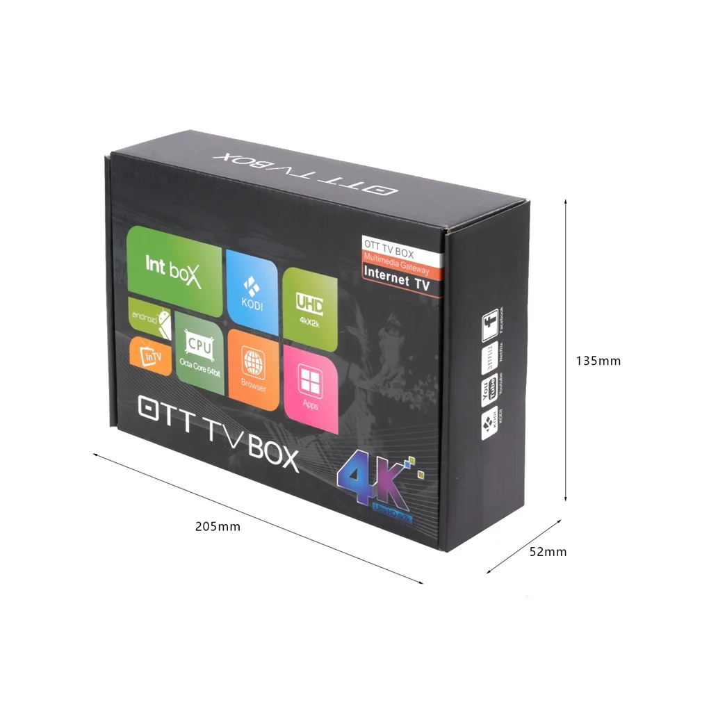 Int Box I7 Amlogic S912 Восьмиядерный Android 6 0 ТВ бокс 2 ГБ/8 ГБ 4G/5 ГГц двойной WIFI BT4.0 4K Intbox i7