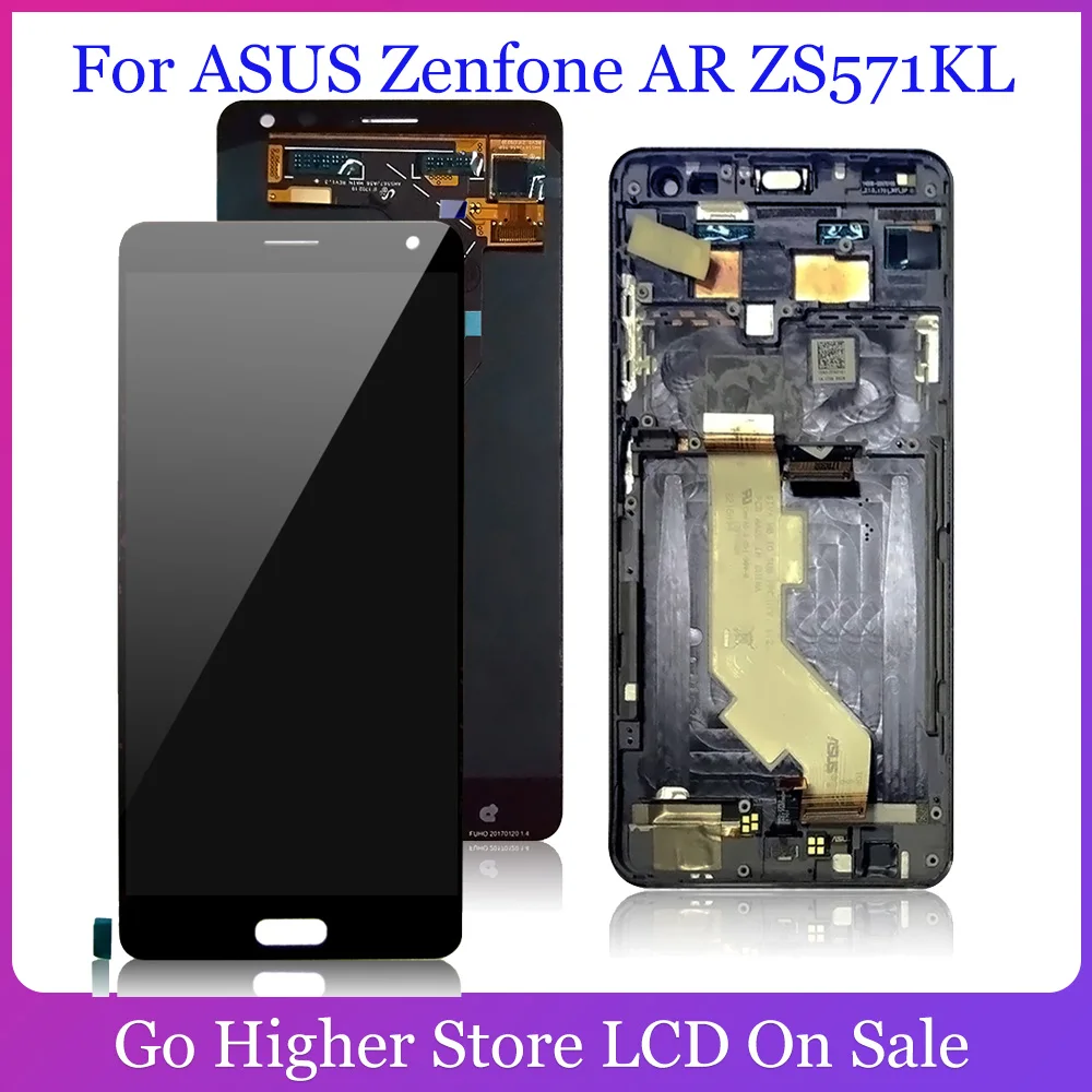 Оригинальный ЖК-дисплей для Asus Zenfone AR ZS571KL + сенсорный экран дигитайзер стекло в