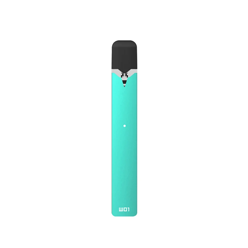 OVNS W01 Pod Vape комплект Светодиодный индикатор мощности Pod система Vape ручка электронная сигарета комплект стручки для JUUL Kit - Цвет: blue green
