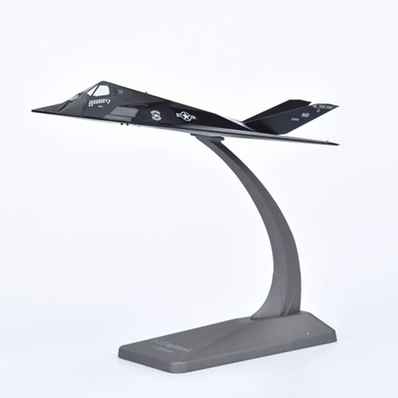 1/144 весы темно-синяя армейская F-117 Nighthawk истребитель самолет модели для взрослых детей игрушки для демонстрации коллекции