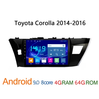 

4G+64G car radio for Toyota Levin corolla 2014 2016 android multimedia for auto stereo player coche audio GPS navigator carplay
