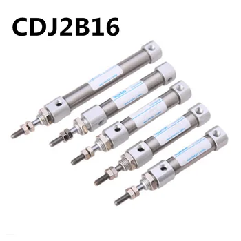 

CDJ2B Type Mini Pneumatic Air Cylinder Double Acting Single Rod 16mm Bore 10~150mm Stroke CDJ2B16