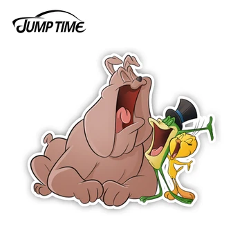 

Jump Time 13cm x7cm For Michigan J Tweety Funny Graphics Car Stickers Vinyl DIY Bumper Laptop Waterproof Fine Cartoon Decals