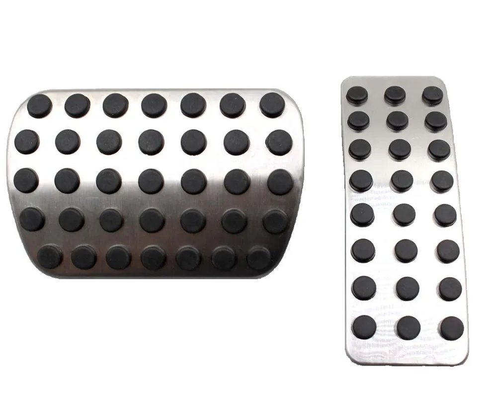 labwork Stainless Steel Sport Brake Pedal Pads Cover Replacement for Mercedes Benz GL R M Class AMG