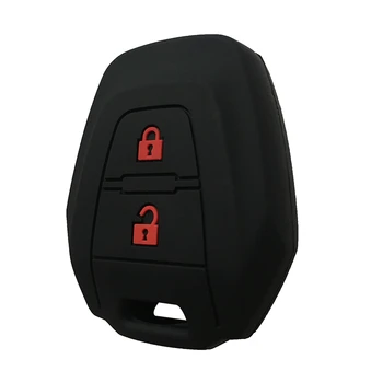 

Covers For Car Keys Set Case For Isuzu Dmax D Max Mu-x Truck Silica Gel Skin 2 Button Key Holder Protector Car Accessories Shell