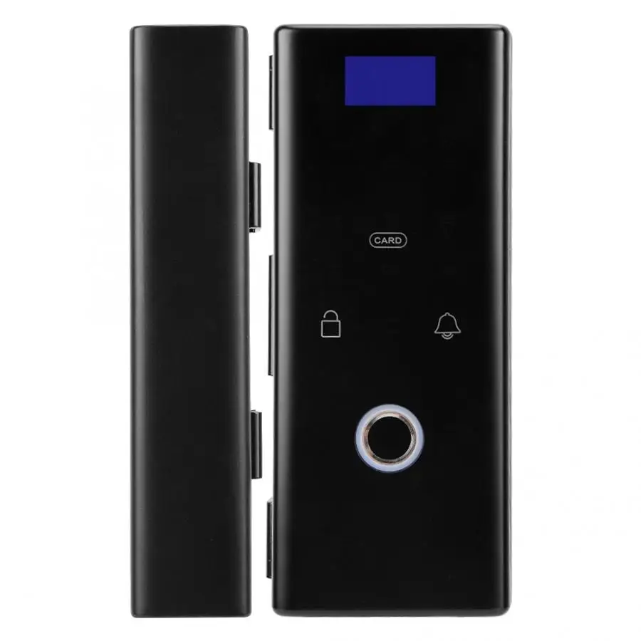 Безопасный замок для двери Smart Keyless Отпечатков пальцев Дверной замок кард-ридер кодовый дверной замок для домашнего офиса стекло