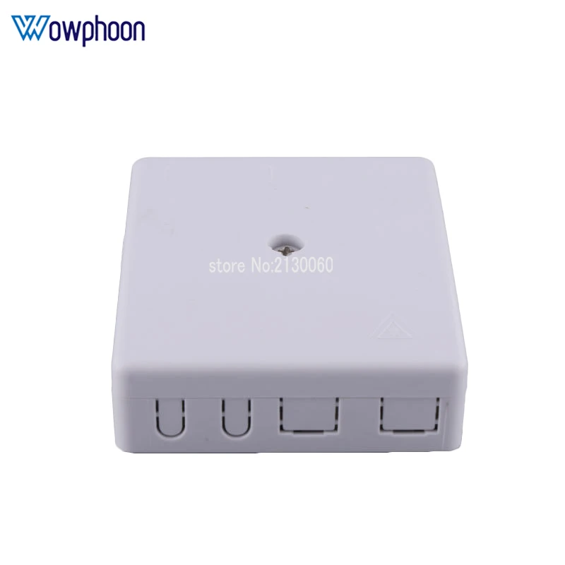 Scatola Morsettiera In Fibra Ottica A 4 Porte Scatola Desktop Ftth Scatola Di Protezione In Fibra Ottica Materiale Abs Scatola Di Cablaggio Bianca A 4