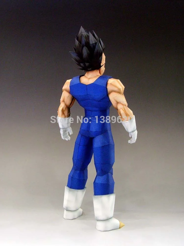 Бумажная модель аниме фигурки Z Vegeta полная высота 30 см 3D бумажные головоломки