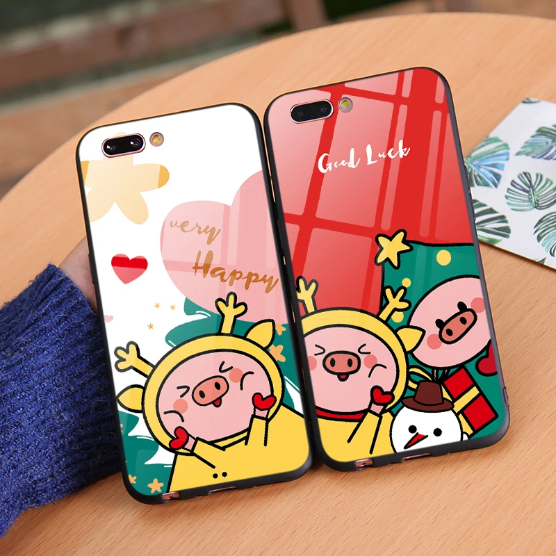 

Cartoon Couples Tempered Glass Cases For iPhone XS XR X XS Max TPU Back Cover Capas For iPhone 8 7 6 6S Plus 10 9 8 Fundas Coque