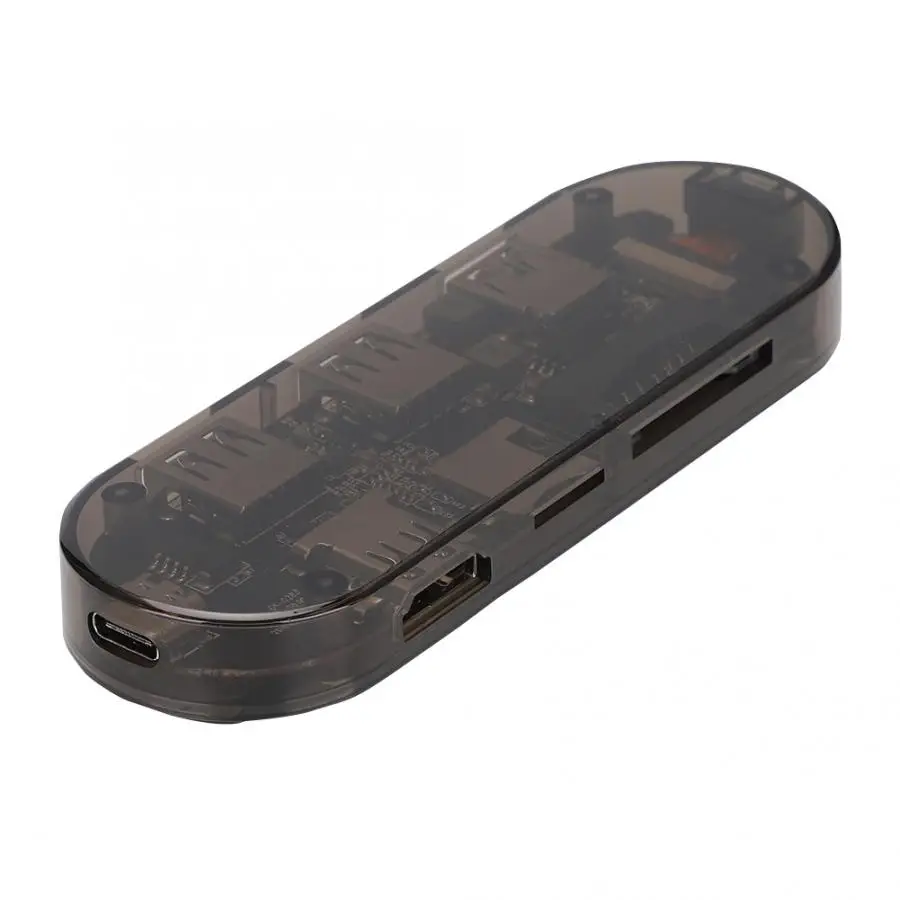 7 в 1 тип-c концентратор USB-C к HDMI USB3.0 конвертер док-станция Поддержка карты памяти тип-c к HDMI концентратор