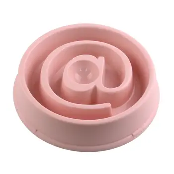 

Round Spiral Lattice Pet Snuffle Slow Feeding Bowl Portable Dog Feeder Training