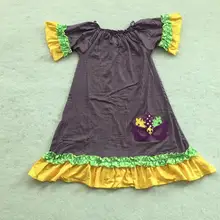 Модные Вечерние Платья с маской для маленьких девочек; платья для карнавала Марди Гра