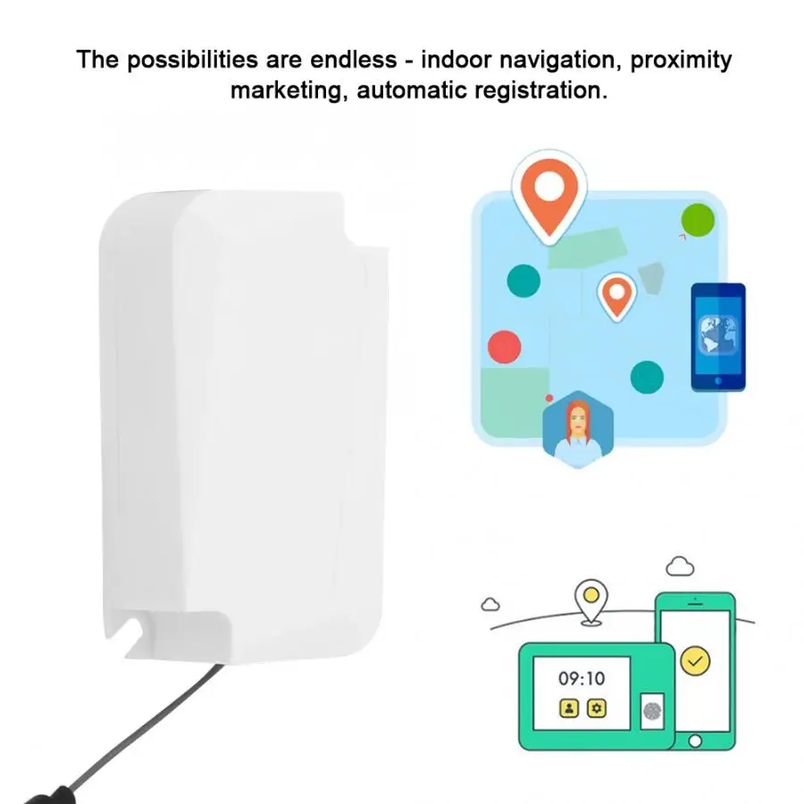 

Bluetooth Wireless Energy Saving Locator Base Station for Indoor Navigation Hot Sale HOT