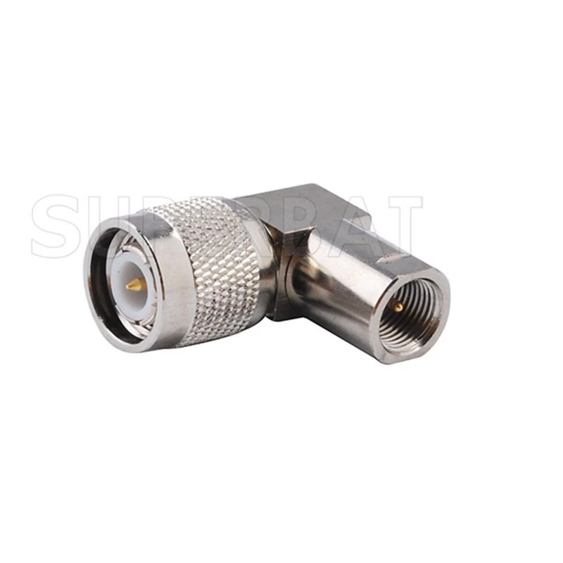 TNC Male to FME Plug RF Coaxial Adapter Right Angle Connector