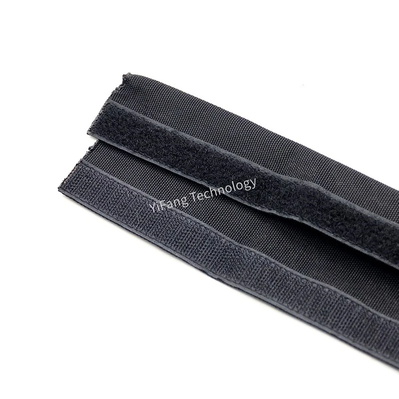 테이프가 있는 재사용 가능한 케이블 슬리브 10mm - 100mm 자체 폐쇄형 나일론 유연한 양말 하네스 외장 관리 보호 와이어 랩
