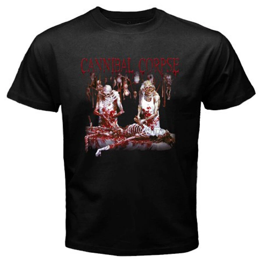 Новинка Мужская черная футболка Cannibal Dead Death Metal Rock Band размер от S до 3XL |