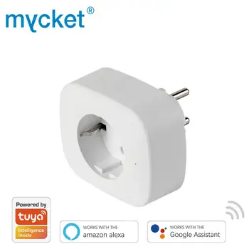 

MYCKET WIFI Smart Socket EU Plug 10A Remote Control Smart Timing Switch For Amazon Alexa Google Home Assistant