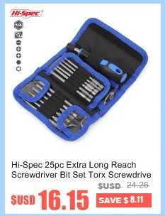 Hi-Spec 8pc VDE 1000V Approved Insulated Electrician Tool Set S2 Magnetic Screwdriver Set Tester Electric Tape Cutting Pliers