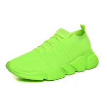 neon green sneakers