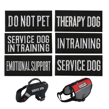 

Patches For Harnesss Vest Service Dog In Training Security Working Cloth Seal Dog 2020 Accessories Durable Ropa para perros #Z