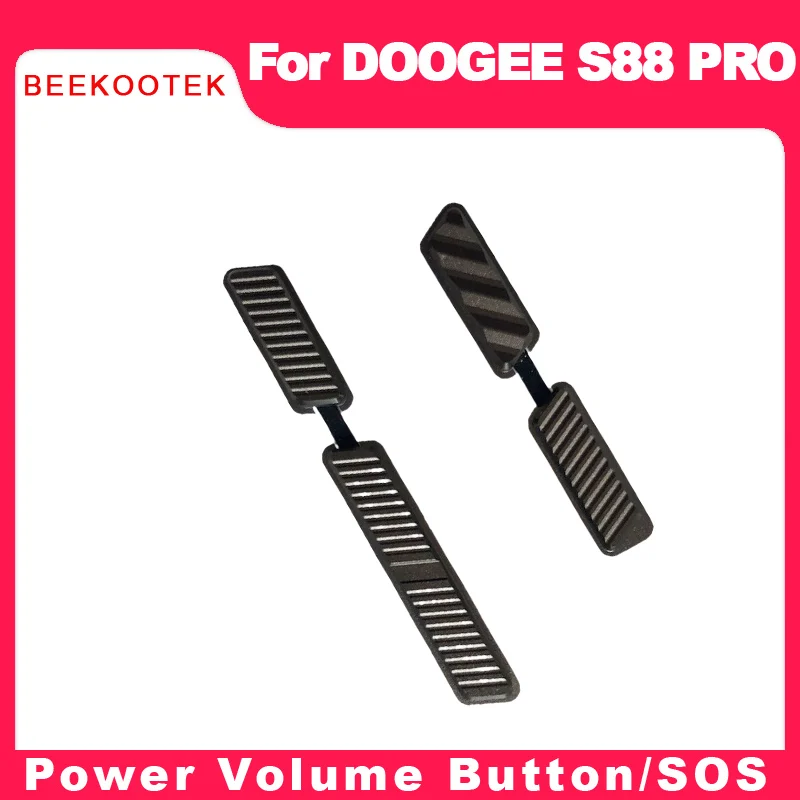 New Housing A Frontal shell Middle Side Metal Frame Housings Case Middle+Power Volume SOS Button Repair Parts For Doogee S88 Pro