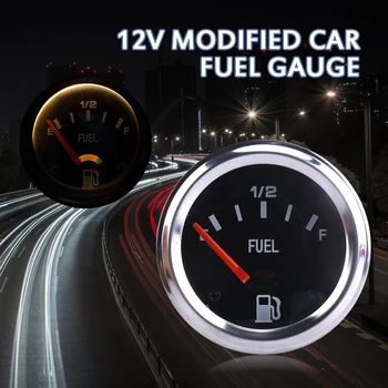 

Car Meter Car Fuel Meter 2" 52mm 12V Mechanical Car Fuel Level Gauge Red Pointer Motorcycle Car Accessories Auto Replacement Par