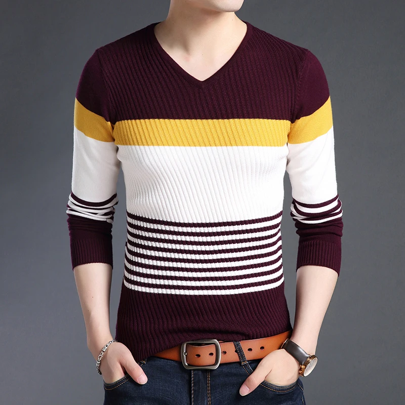 Liseaven модные мужские свитера 2019 новый пуловер свитер Pull Homme мужские топы с длинным рукавом Одежда для мужчин