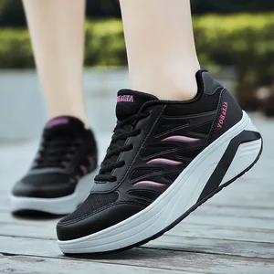 Women's Shoes Vulcanized Shoes 2020 Autumn Women's Increased Shoes Lace-up Shoes Women Designer Sneakers Women Platform Shoes